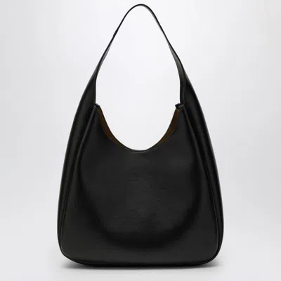 Stella Mccartney Curved Silhouette Single Handle Shoulder Bag In Black