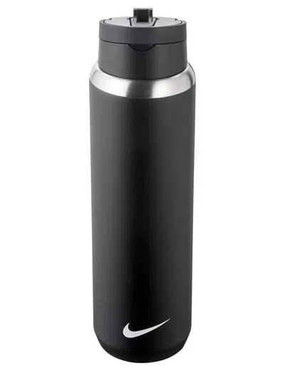 Shop Nike Recharge Stainless Steel Straw Bottle In Black