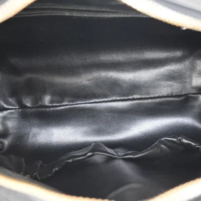 Pre-owned Chanel Matelassé Black Leather Clutch Bag ()