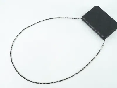 CHANEL Pre-owned Shoulder Bag Black Leather Wallet  ()