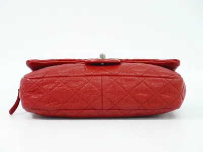 Pre-owned Chanel Timeless Red Leather Shoulder Bag ()