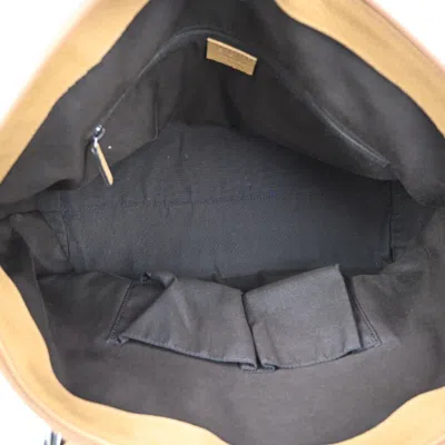 Shop Gucci Gg Charm Beige Leather Handbag ()