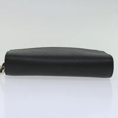 Pre-owned Louis Vuitton Baikal Black Leather Clutch Bag ()