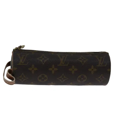 Pre-owned Louis Vuitton Etui À Balles De Golf Brown Canvas Clutch Bag ()