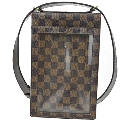 Pre-owned Louis Vuitton Portobello Brown Canvas Shoulder Bag ()
