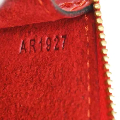 LOUIS VUITTON Pre-owned Pochette Accessoires Red Leather Clutch Bag ()
