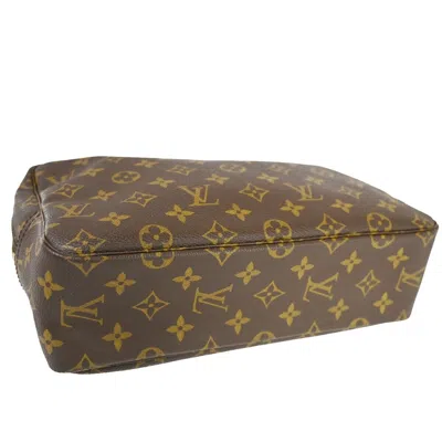 LOUIS VUITTON Pre-owned Trousse Toilette 28 Brown Canvas Clutch Bag ()