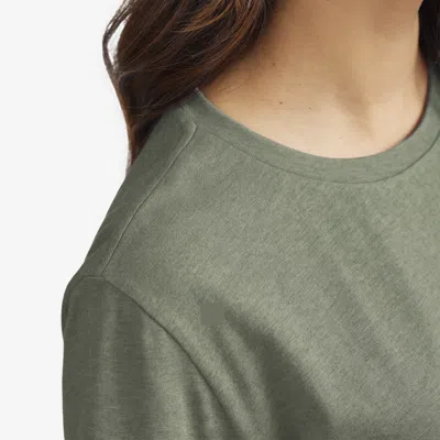 Shop Allbirds Women's Soft Merino Tee In Rugged Green