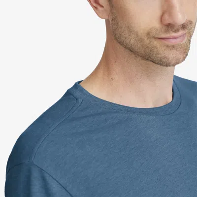 Shop Allbirds Men's Soft Merino Tee In Basin Blue