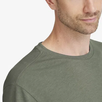 Shop Allbirds Men's Soft Merino Tee In Rugged Green