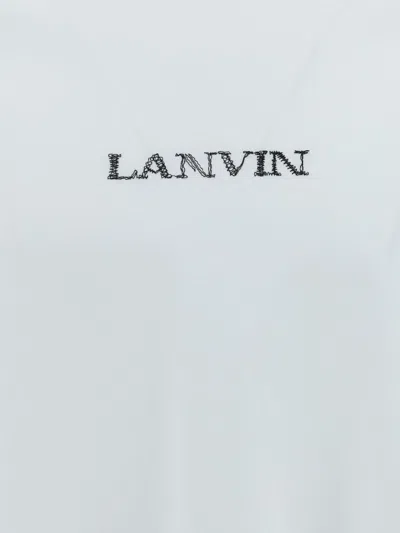 Shop Lanvin T-shirts In Optic White