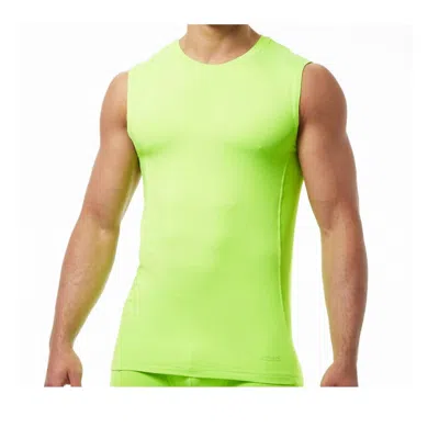 Shop Papi Men's Sport Muscle Tank Top Shirt In Green