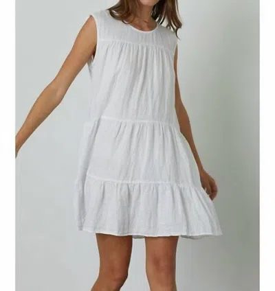 Shop Velvet By Graham & Spencer Addie Mini Dress In White