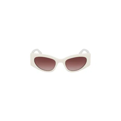 Shop Liu •jo Acetate Women's Sunglasses In White