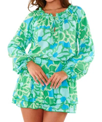 Show Me Your Mumu Margo Tunic In Abstract Poppy Multi In Multi