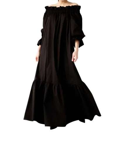 Shop Monica Nera Esmeralda Maxi Dress In Black