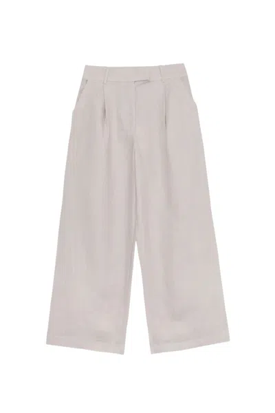 Shop Mikoh Elba Relaxed Pant In Slate In Grey