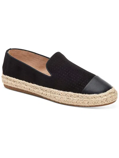 Shop Charter Club Jonii Womens Comfort Slip On Espadrilles In Black