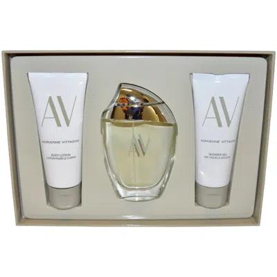 Shop Adrienne Vittadini Av By  For Women - 3 Pc Gift Set 3oz Edp Spray, 3.3oz Body Lotion, 3.3oz Shower Ge