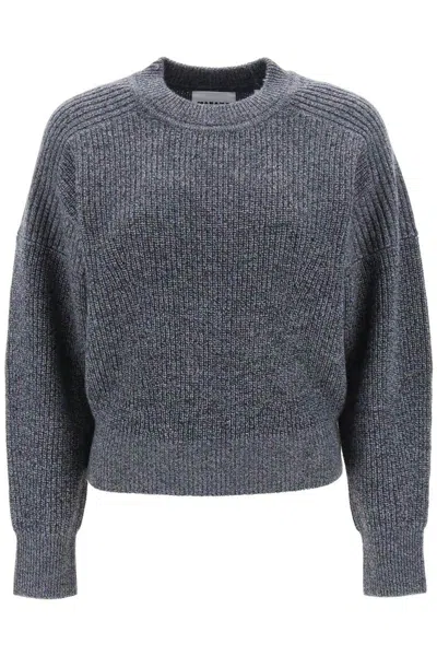Shop Isabel Marant Étoile 'blow' Merino Wool Sweater In Grigio