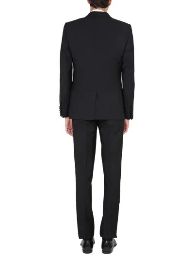 Shop Dolce & Gabbana Martini Tuxedo Suit In Black