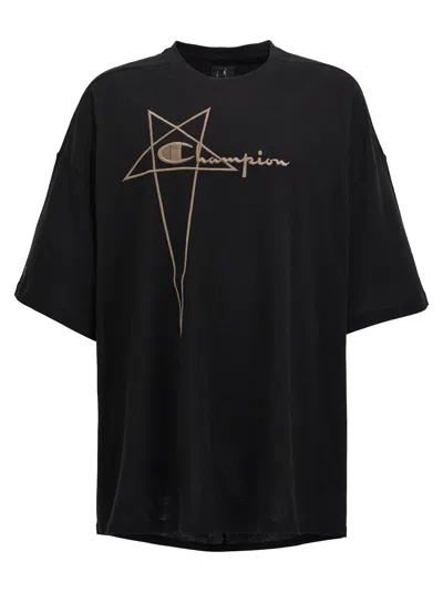 Shop Rick Owens Tommy T T-shirt Black