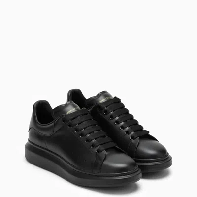 Shop Alexander Mcqueen Black Oversized Sneakers Men