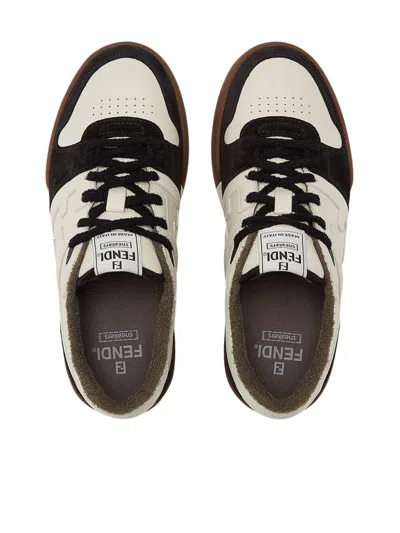 Shop Fendi Sneakers Shoes In Black