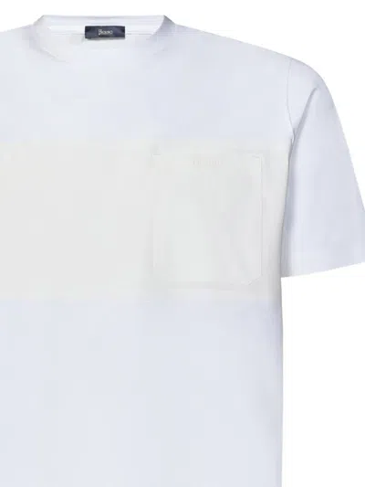 Shop Herno T-shirt In White