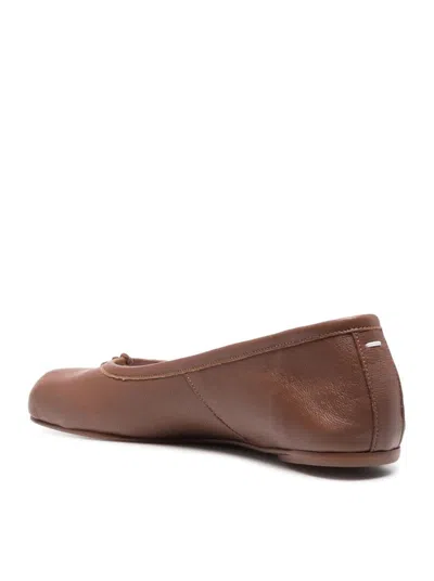 Shop Maison Margiela Ballerinas Shoes In Brown