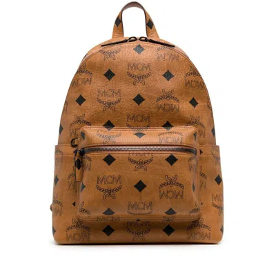 Shop Mcm Backpacks In Brown