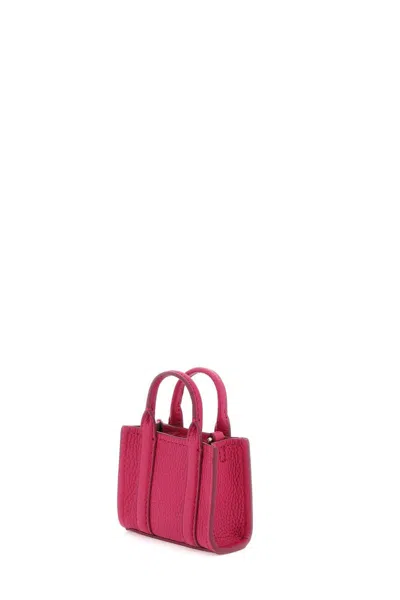 Shop Marc Jacobs The Nano Tote Bag Charm In Rosa