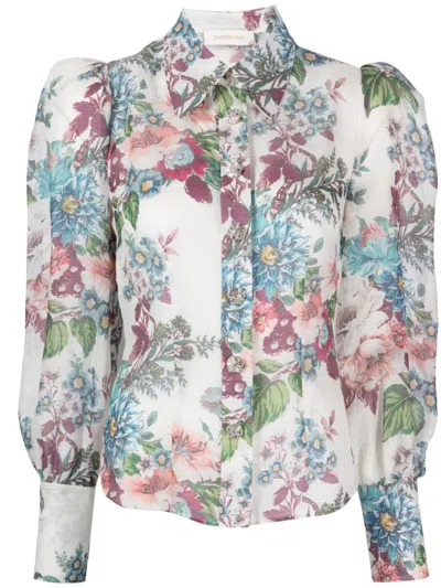 Shop Zimmermann Shirts In Multicolor