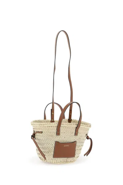 Shop Isabel Marant Cadix Basket Bag In Neutro