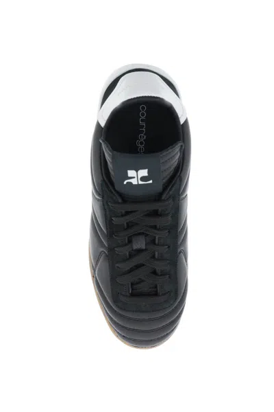 Shop Courrèges Club02 Low-top Sneakers In Nero