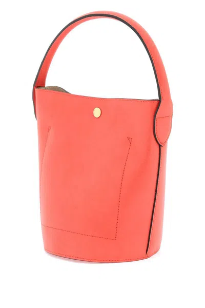 Shop Longchamp Épure S Bucket Bag In Rosso