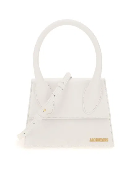 Shop Jacquemus Le Grand Chiquito Bag In Bianco