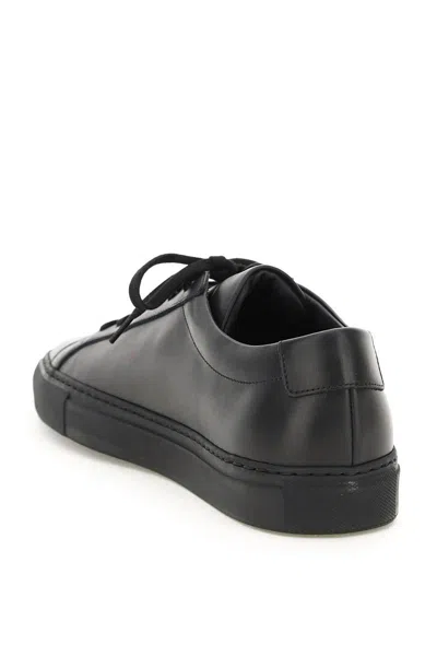Shop Common Projects Original Achilles Low Sneakers In Nero