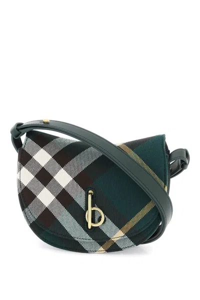 Shop Burberry Rocking Horse Mini Shoulder Bag In Verde