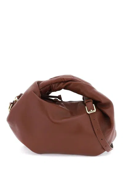 Shop Dries Van Noten Slouchy Leather Handbag With A In Marrone