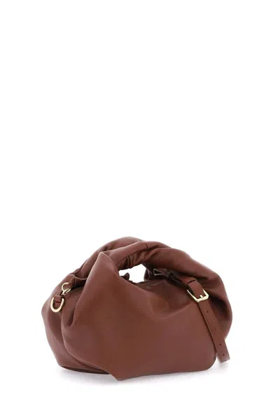 Shop Dries Van Noten Slouchy Leather Handbag With A In Marrone