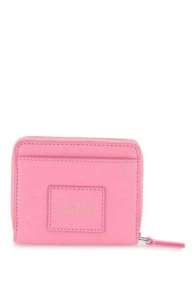 Shop Marc Jacobs The Leather Mini Compact Wallet In Rosa