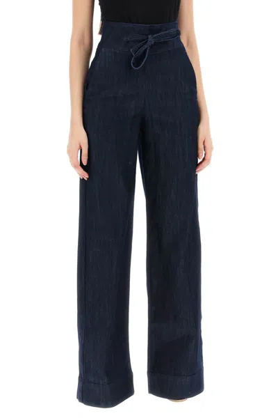 Shop Mvp Wardrobe Tolone Jeans In Blu