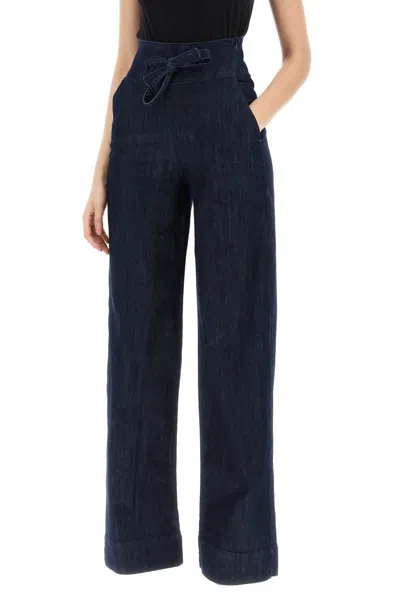 Shop Mvp Wardrobe Tolone Jeans In Blu