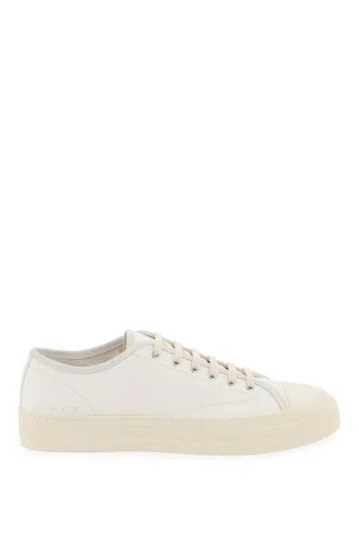 Shop Common Projects Tournament Sneakers In Bianco