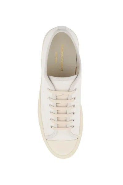 Shop Common Projects Tournament Sneakers In Bianco