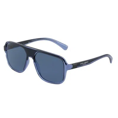Shop Dolce & Gabbana Sunglasses In Blue