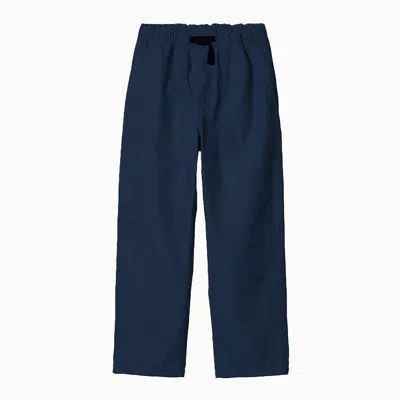 Shop Carhartt Wip Pants In Blue