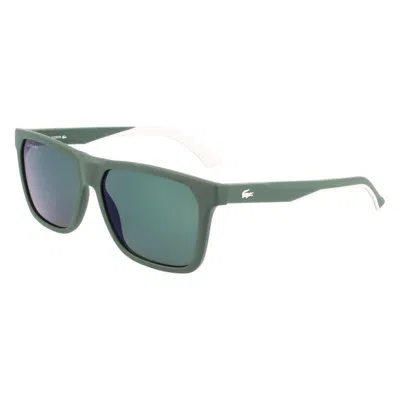 Shop Lacoste Sunglasses In Green