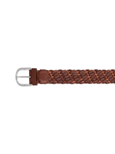 Shop Brunello Cucinelli Belts In Brown